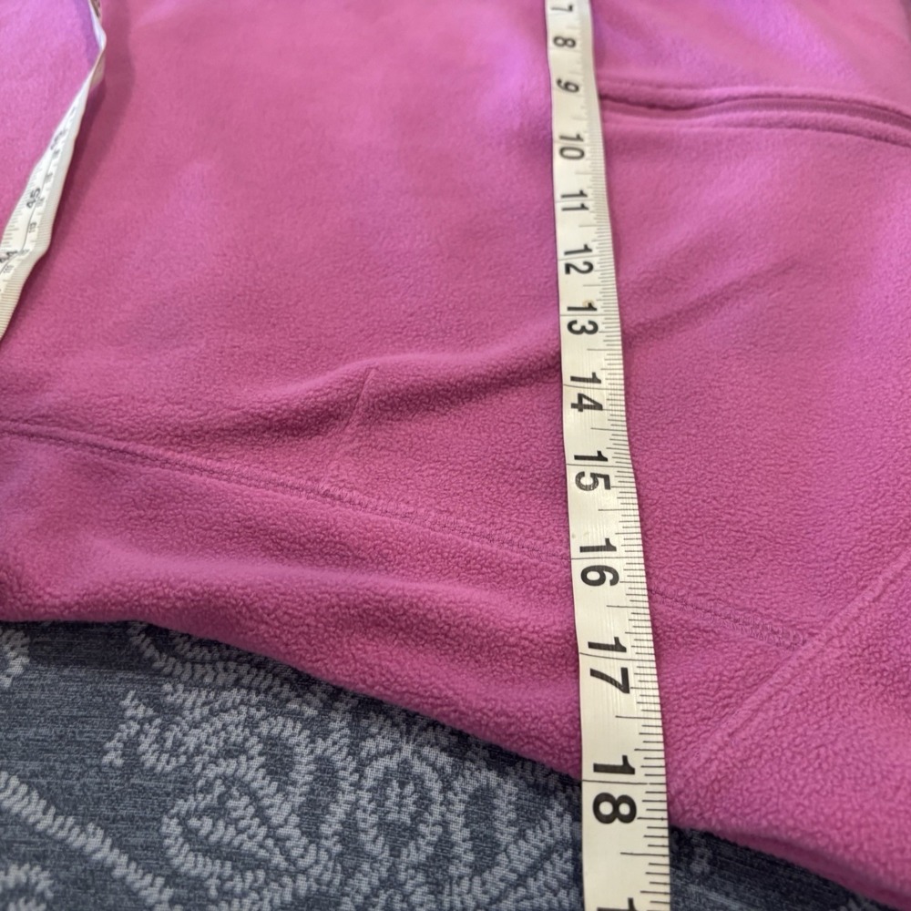 New Columbia Pink Quarter Zip Fleece Pullover Soft Warm Lightweight Size Small - Picture 9 of 10